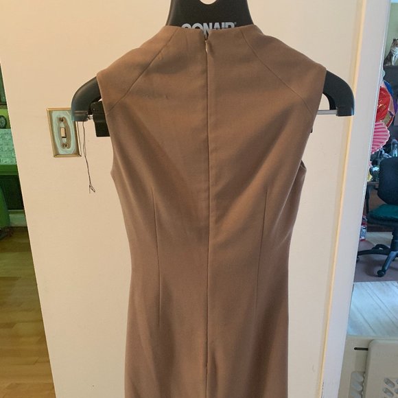 L'agence Tan Midi Work Dress Size 0 - Picture 3 of 4